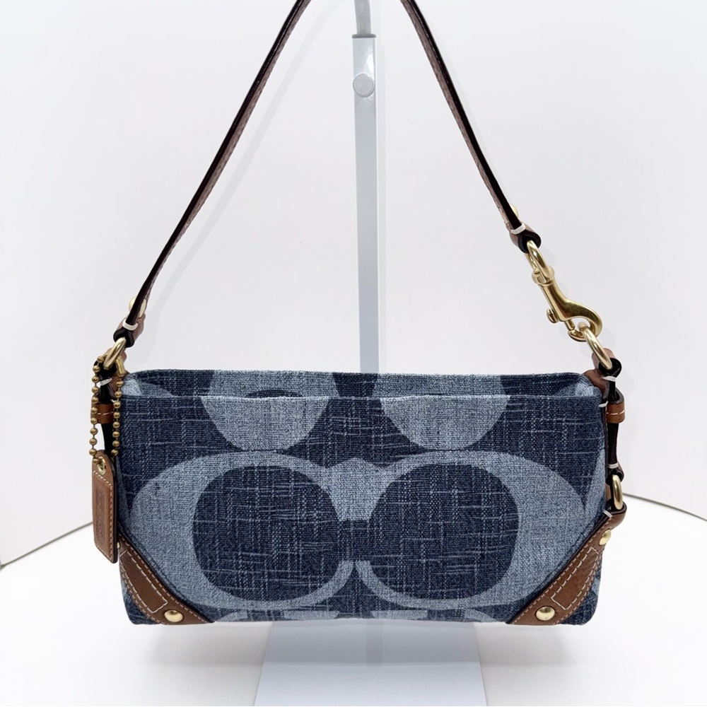 NWOT COACH DENIM MINI CARLY BAG